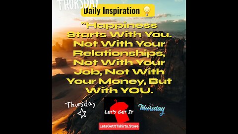 🗣Happiness Is An Inside Job‼️😊#DailyInspiration #MorningQuote #SoberCoach #Quotes #SobrietyQuotes