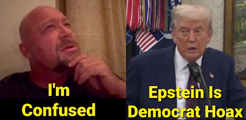 Trump Calls Epstein Files A Hoax AGAIN And Confuses Alex Jones