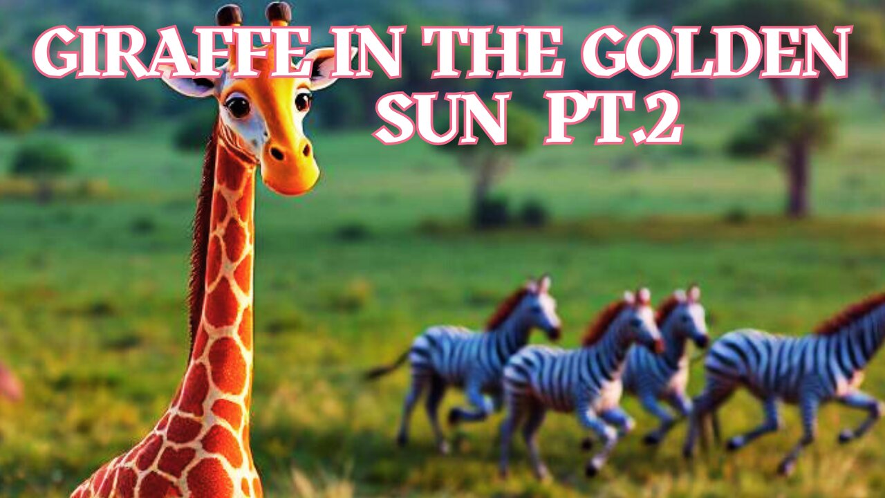 A Toddler Song About a Giraffe and Nature - Giraffe in the Golden Sun Pt.2!