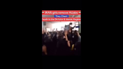 Iran girls remove their HiJabs and celebrate