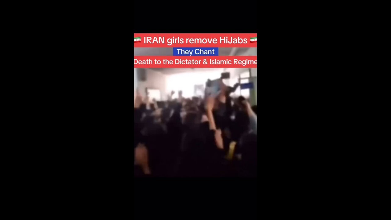 Iran girls remove their HiJabs and celebrate