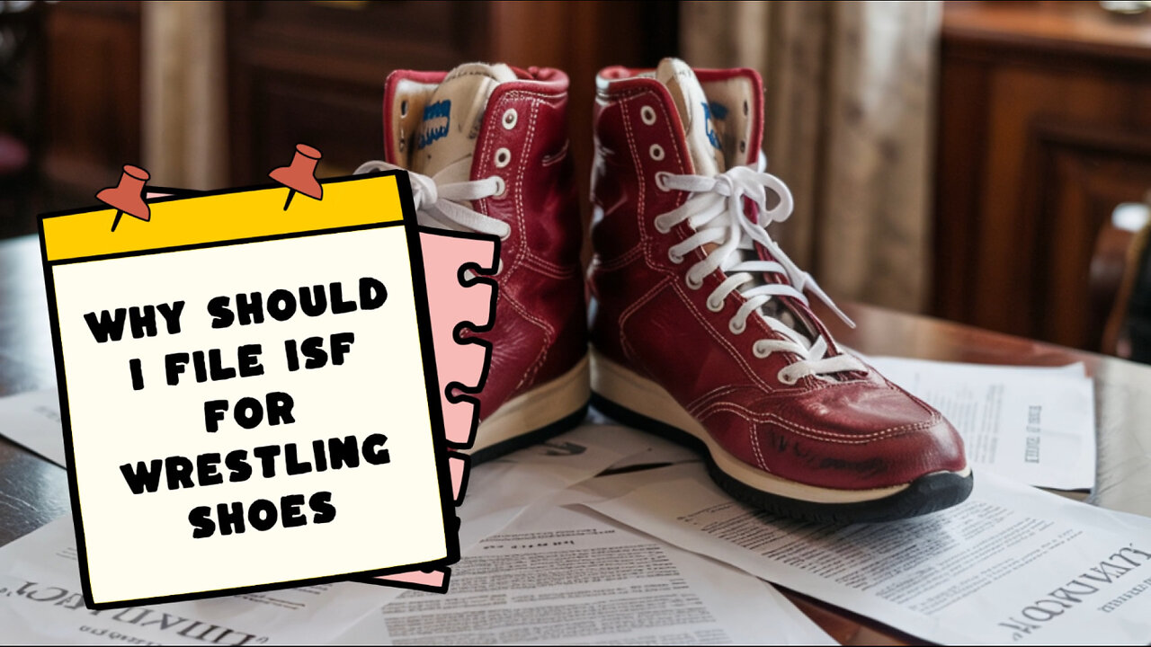 Why Should I File ISF For Wrestling Shoes