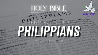 Complete Reading Of Letter of PAUL to PHILIPPIANS (NIV) | HOLY BIBLE