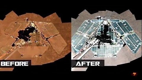 Who or What Keeps Cleaning the Mars Rover's Solar Panels?
