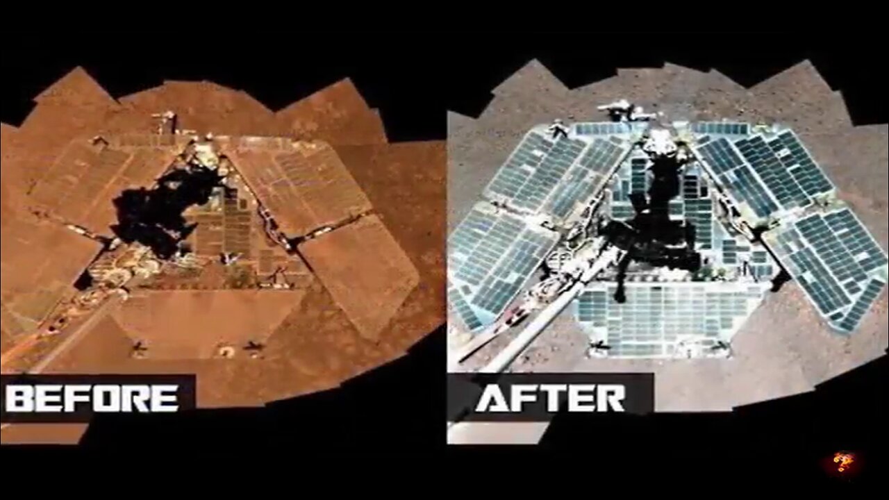 Who or What Keeps Cleaning the Mars Rover's Solar Panels?