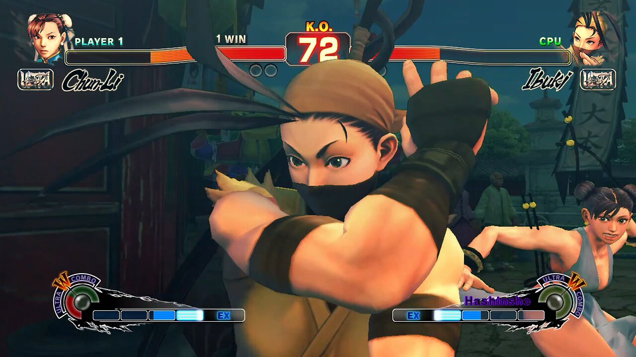 Chun Li vs Ibuki