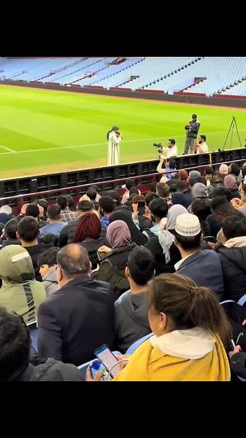 Celebrating Ramadan Muslims Are Taking Over England Using Football Stadiums