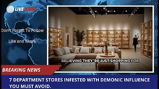 🚨🚨 7 Department Stores Infested with Demonic Influence YOU MUST AVOID..
