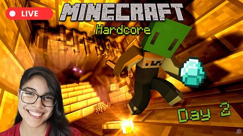 on the quest for diamonds! ~ hardcore day 2