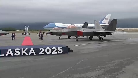 President Trump has arrived in Alaska for meeting with Russian President Putin
