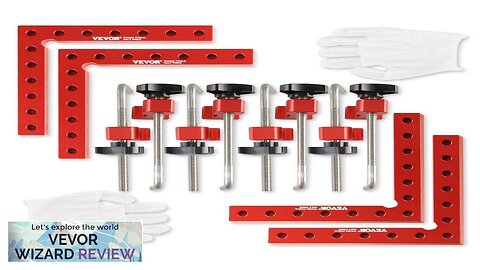 VEVOR 90 Degree Positioning Squares 5.5" x 5.5" Right Angle Clamps Review