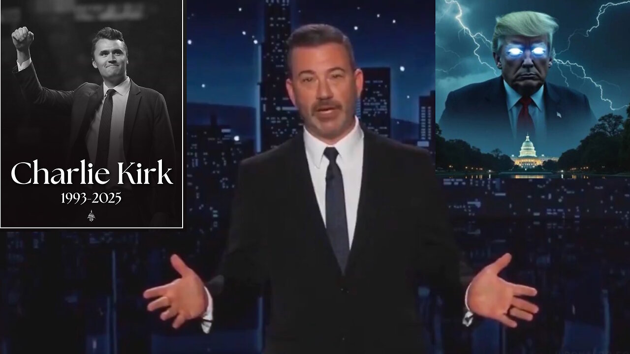 Jimmy Kimmel Punished Cancelled. Charlie Kirk. Trump. MAGA