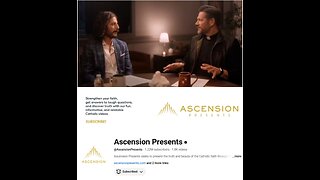 Jonathan Roumie is interviewed by Father Mike Schultz- a must see on Ascension Presents youtube ch.