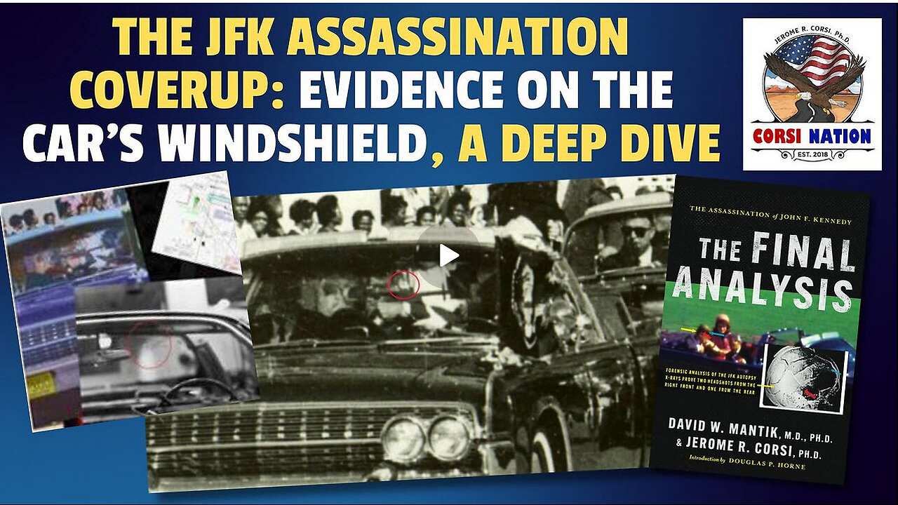 The #JFK Assassination Coverup: #Evidence on the Car’s Windshield, a Deep Dive