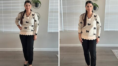 See why I love this bow sweater.