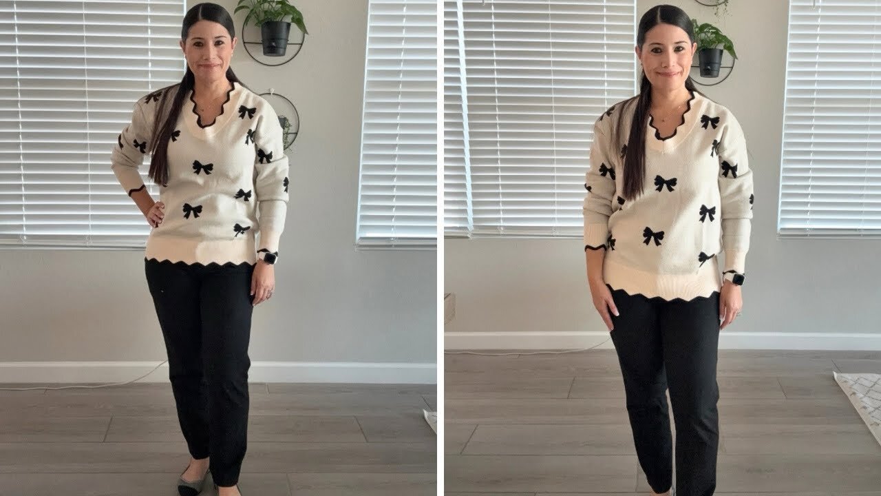 See why I love this bow sweater.