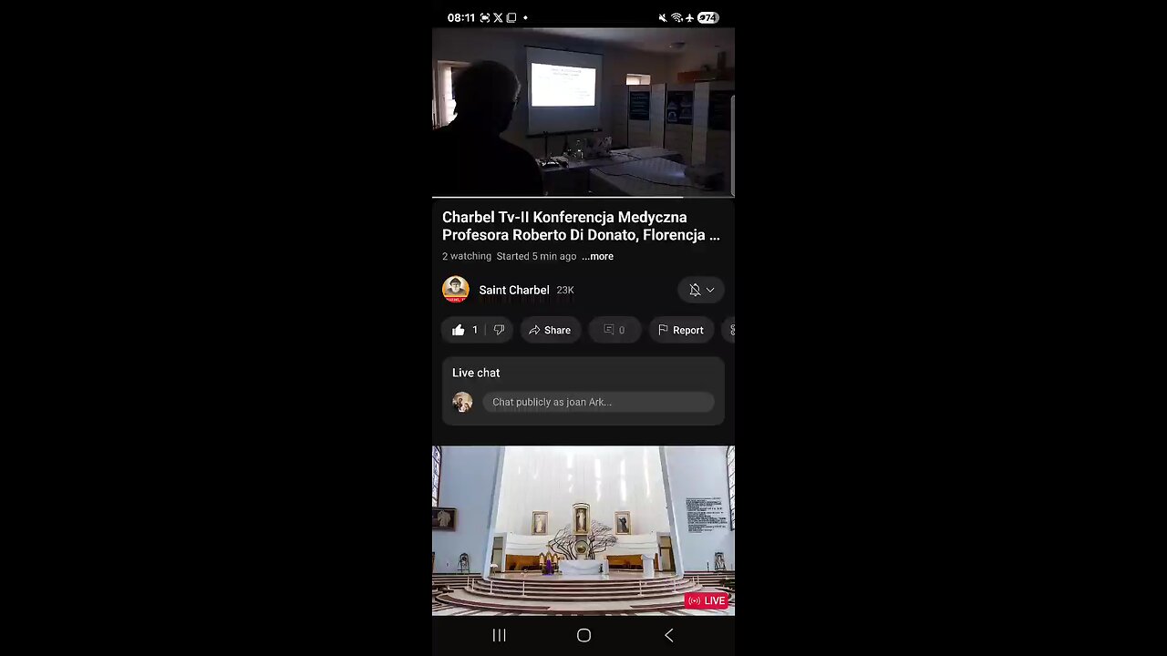 prof Di Donato : conference ( Saint Charbel channel)