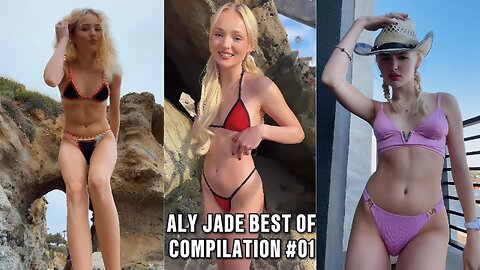 Beautiful Girls Aly Jade 💋 Best Of Bikinis 👙 Compilation 🔥 #01 2K HD