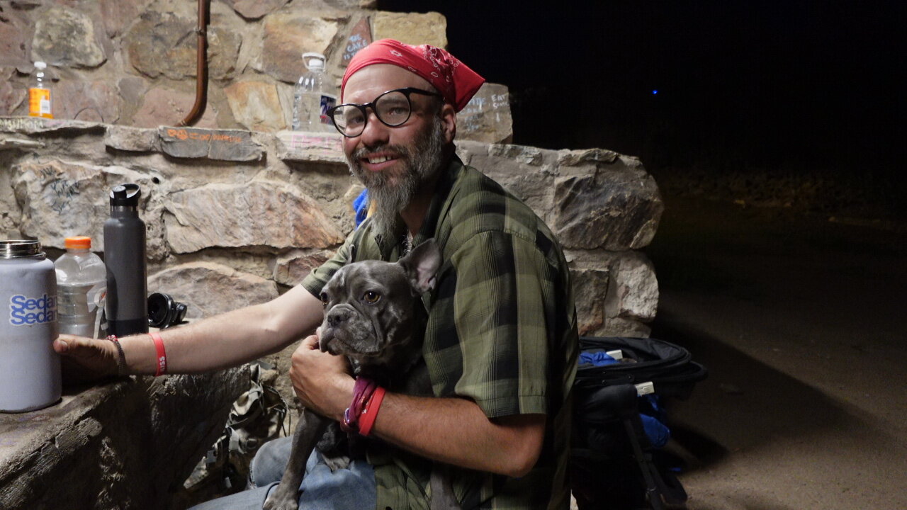 Seth is 43 and has been homeless on and off in AZ for 20 years.