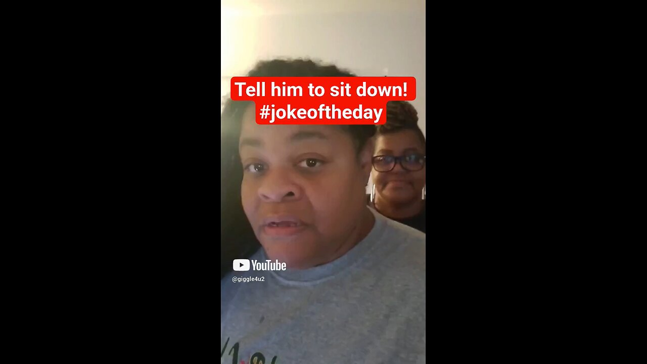 Tell him to sit down #jokeoftheday