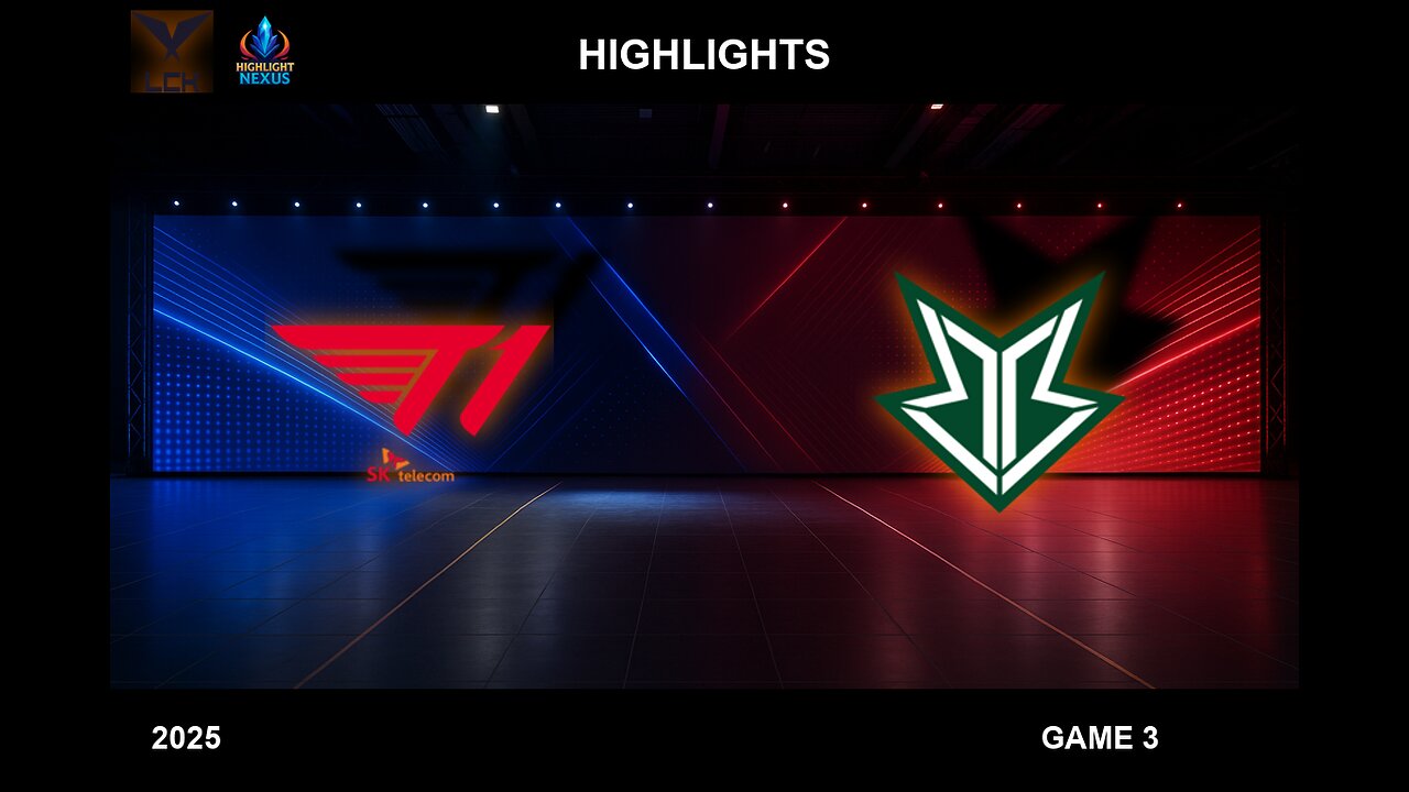 T1 vs BRO Game 3 Highlights - LCK 2025 Highlights - T1 vs OK BRION