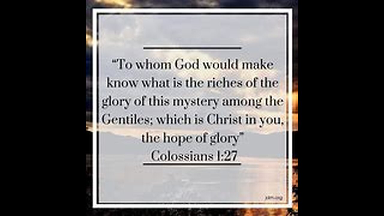 Book of Colossians Wh We Are In Christ!!