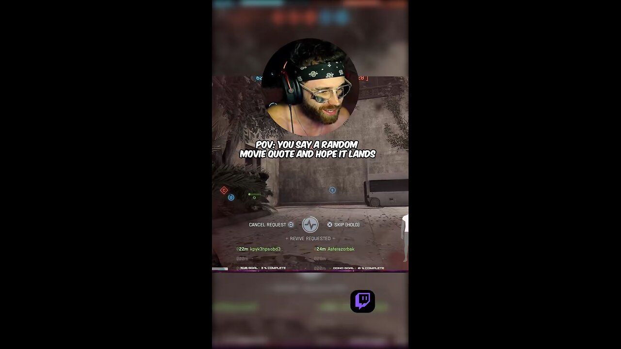 When you drop a random movie quote mid-stream and just pray someone gets it 😭