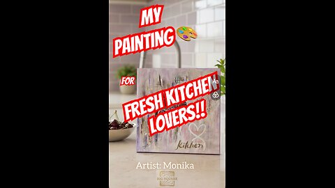 ⭕️My painting for fresh Kitchen loves! The Art of Fresh 🍒 Realistic abstract Painting