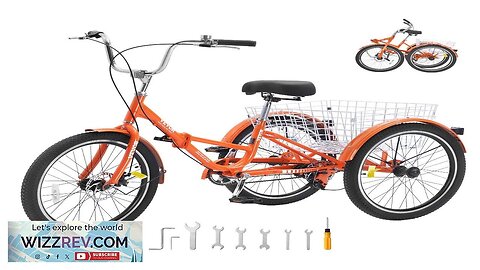 VEVOR Folding Adult Tricycle 26-Inch Adult Folding Trikes Lightweight Aluminum Alloy 3 Review