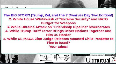 Liberty Conspiracy LIVE 8-20-25 US Warmongering Widens, EU Shakes, Border Wall Woes
