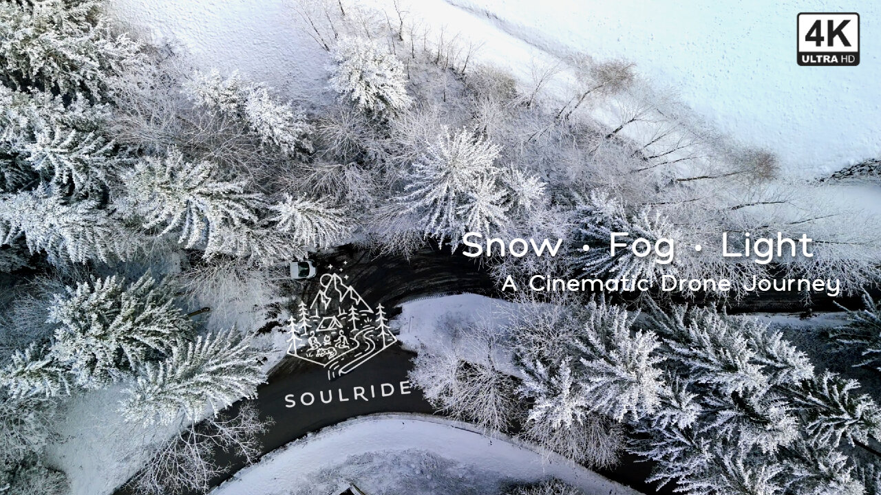 Snow, Fog & Light | A Cinematic Drone Journey Through the Last Cold Days (4K UHD)