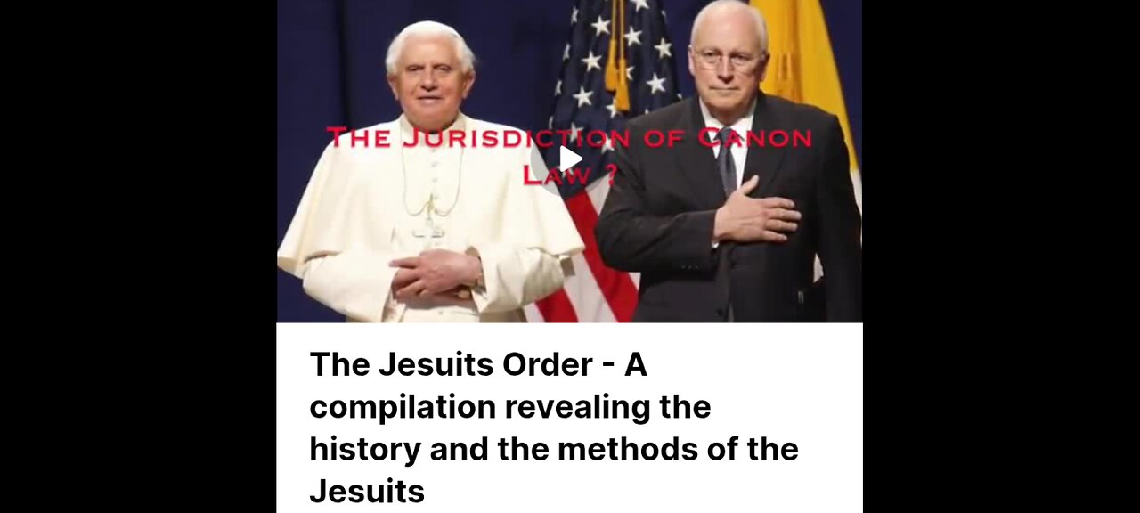 THE JESUIT ORDER : A COMPILATION REVEALING THE HISTORY AND METHODS OF THE JESUITS
