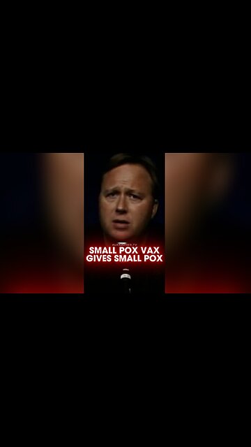 Alex Jones: Small Pox Vax Causes Small Pox - 8/7/2006
