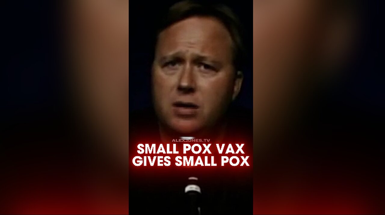 Alex Jones: Small Pox Vax Causes Small Pox - 8/7/2006