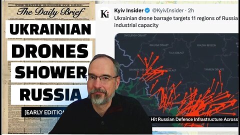 RUSSIA POWERLESS as 100+ Ukrainian Drones Pound Moscow: Airports Shut, Bases in Flames!