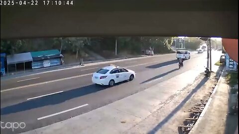 Like a scene from a movie