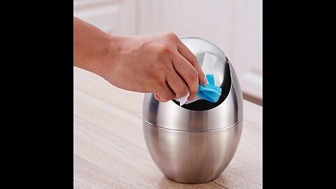Mini Kitchen Trash Can with Lid, for Kitchen, Desktop, Bathroom & Office