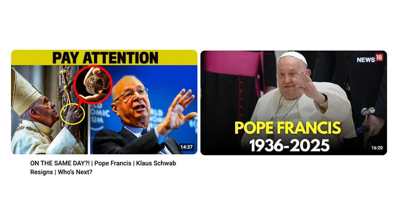 The Pope | What Is the Prophecy of The Popes? Pope Francis Dies On April 21st 2025 + World Economic Forum Founder Klaus Schwab Retires As Chairman On April 21st 2025 + Alice Bailey Vision for 2025 + Gold Hits $3,433