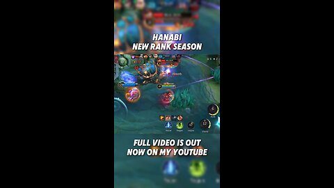 Hanabi New Rank Season! #mobilelegends #moba #hanabi