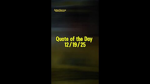 Daily Quote 📝 | 12/19/25 #MotivationalQuote #Sobriety #MorningQuote #SoberCoach #Quotes