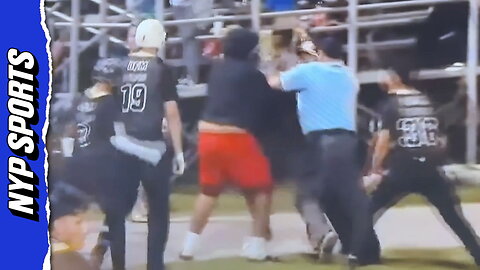 Massive brawl BREAKS OUT at Massachusetts baseball game