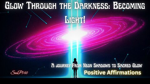 Glow Through the Darkness: Becoming Light! A journey From Neon Shadows to Sacred Glow