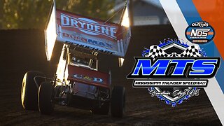 Closing Laps…World Of Outlaws NOS Energy Drink Sprint Cars At Mississippi Thunder Speedway (8/19/25)
