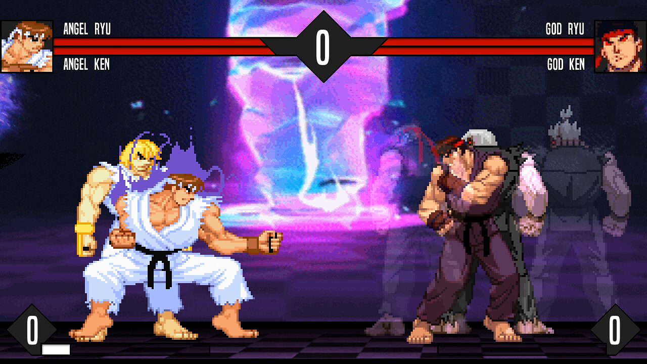 MUGEN - Angel Ryu & Angel Ken vs. God Ryu & God Ken - Download