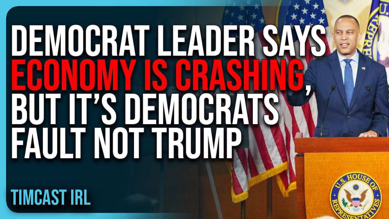 Democrat Leader Says ECONOMY IS CRASHING, But It’s DEMOCRATS FAULT Not Trump