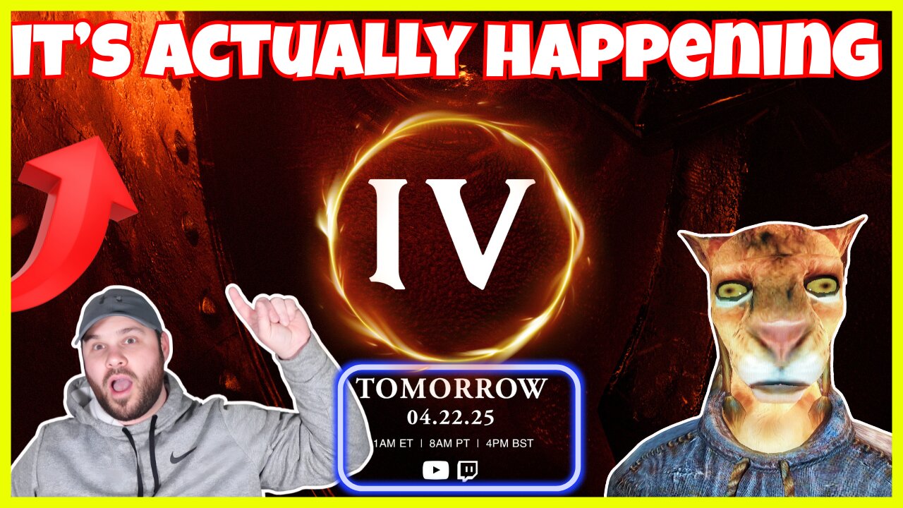 Bethesda Teases Oblivion Remastered For Release Tomorrow Morning!