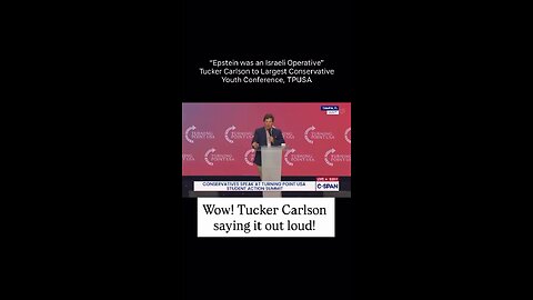 Say it louder Tucker
