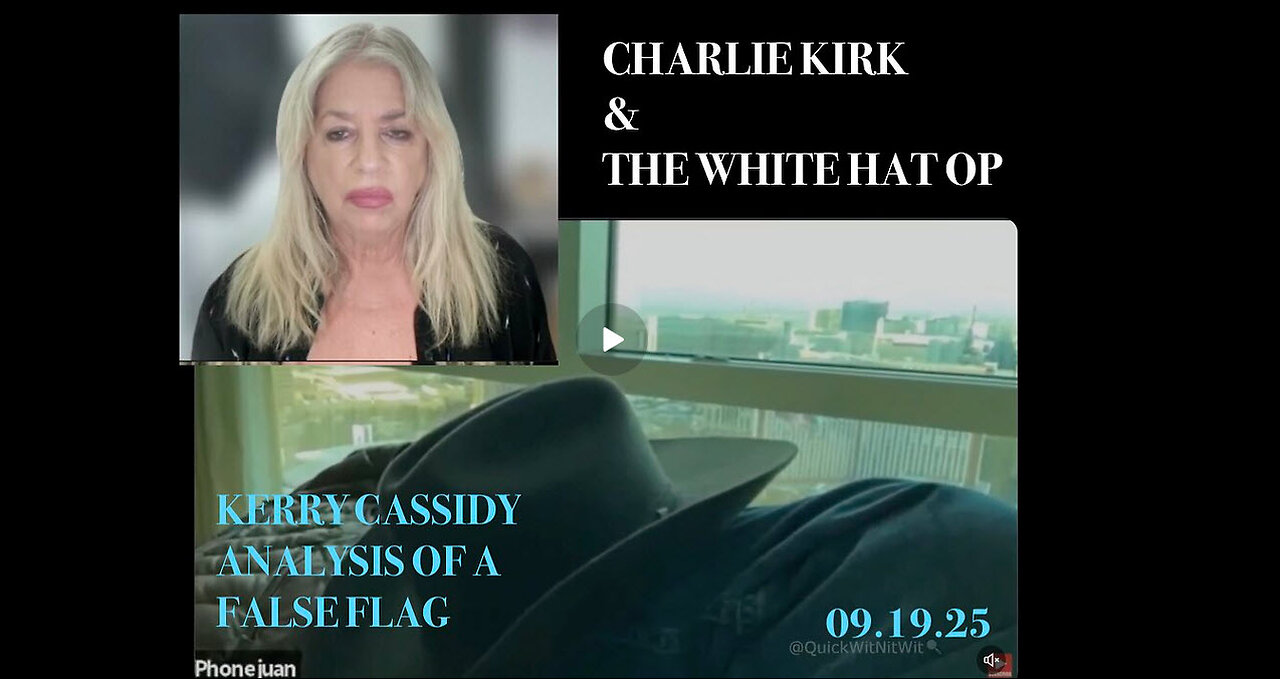KERRY CASSIDY & JUAN O SAVIN - CHARLIE KIRK & THE WHITE HAT OP
