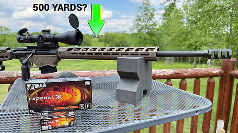 Federal Fusion Tipped Ammo - 6.5CM & 300WM out to 500 yards