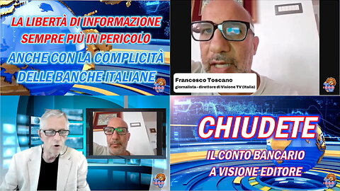 Le banche italiane dichiarano guerra alla libera informazione